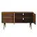 Alt View 12. Walker Edison - 58” Solid Wood 2 Door Prism Detail Sideboard - Brown.