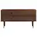 Alt View 13. Walker Edison - 58” Solid Wood 2 Door Prism Detail Sideboard - Brown.