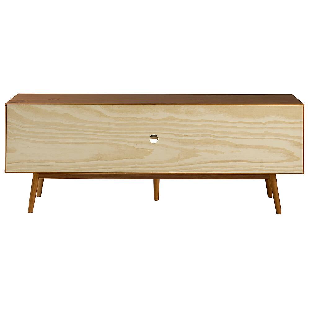 Best Buy Walker Edison Modern 2 Door Solid Wood TV Stand for TVs up to