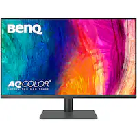 BenQ - AQCOLOR PD3205U Designer 31.5" IPS LED 4K UHD Monitor with HDR10 (HDMI/DP/USB-C 90W/USB Type B) - Gray - Front_Zoom