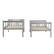 Alt View 14. Walker Edison - Solid Wood Twin over Twin Mission Design Bunk Bed - Gray.