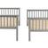Alt View 17. Walker Edison - Solid Wood Twin over Twin Mission Design Bunk Bed - Gray.