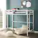 Alt View 13. Walker Edison - Premium Deluxe Twin Metal Loft Bed - White.