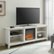 Alt View Zoom 11. Walker Edison - Open Storage Fireplace TV Stand for Most TVs Up to 85" - Brushed White.
