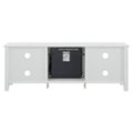 Alt View Zoom 2. Walker Edison - Open Storage Fireplace TV Stand for Most TVs Up to 85" - Brushed White.