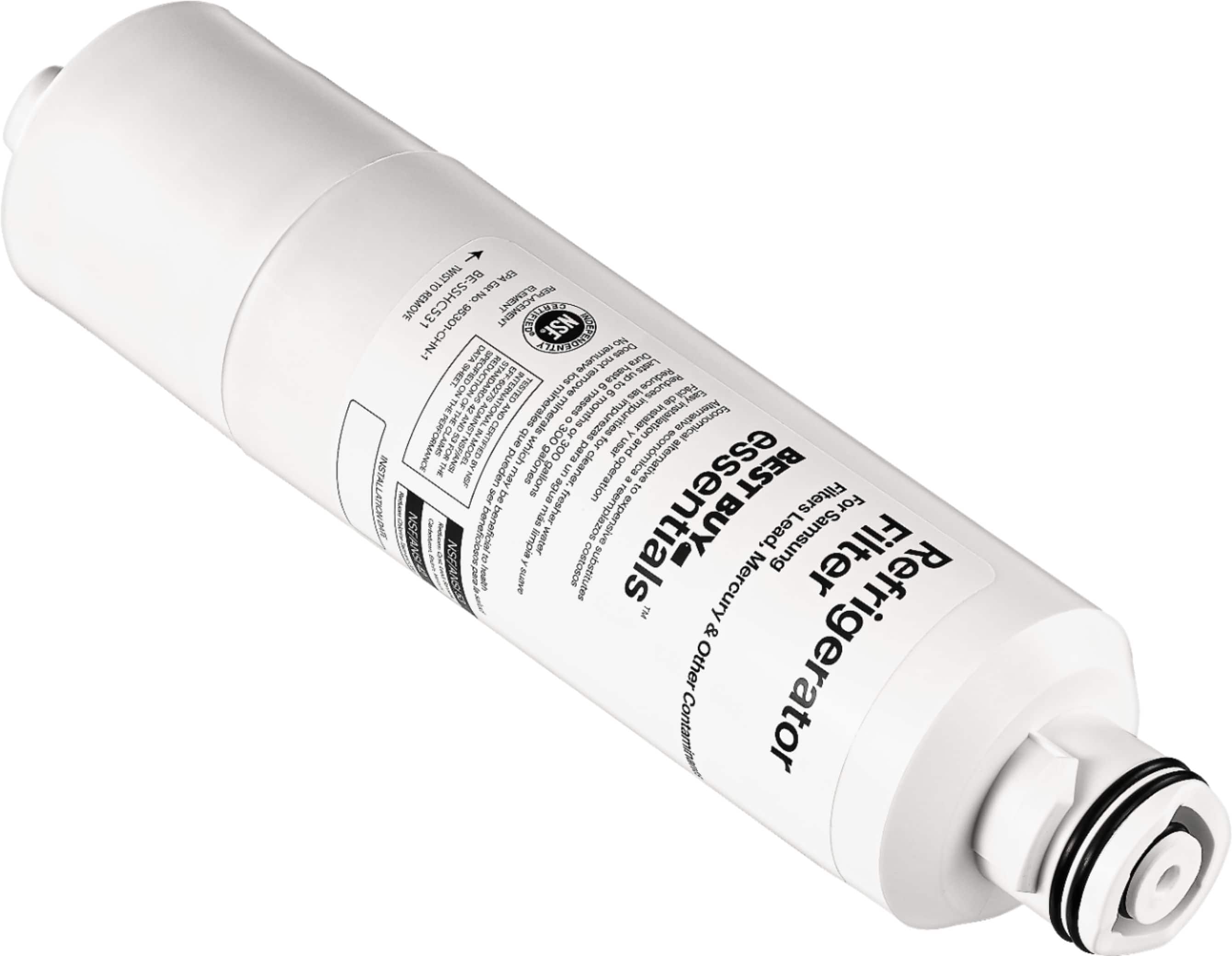 Alt View 18. Best Buy essentials™ - NSF 42/53 Water Filter Replacement for Select Samsung Refrigerators - White.