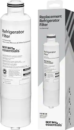 Front. Best Buy essentials™ - NSF 42/53 Water Filter Replacement for Select Samsung Refrigerators - White.