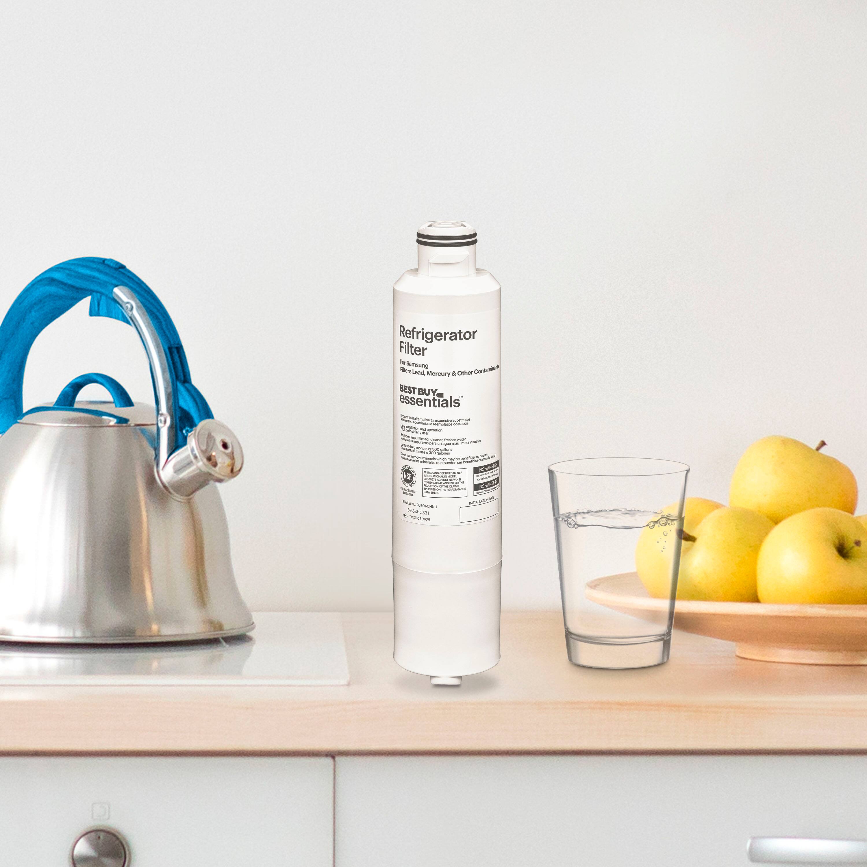 Alt View 13. Best Buy essentials™ - NSF 42/53 Water Filter Replacement for Select Samsung Refrigerators - White.