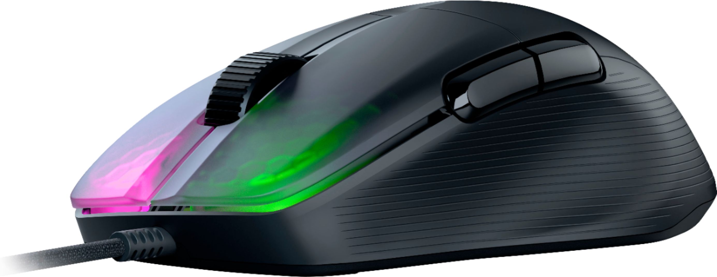 Roccat Kone Pro Wired Ultralight 19k Dpi Optical Gaming Mouse With Rgb Lighting Ash Black Roc 11 400 01 Best Buy