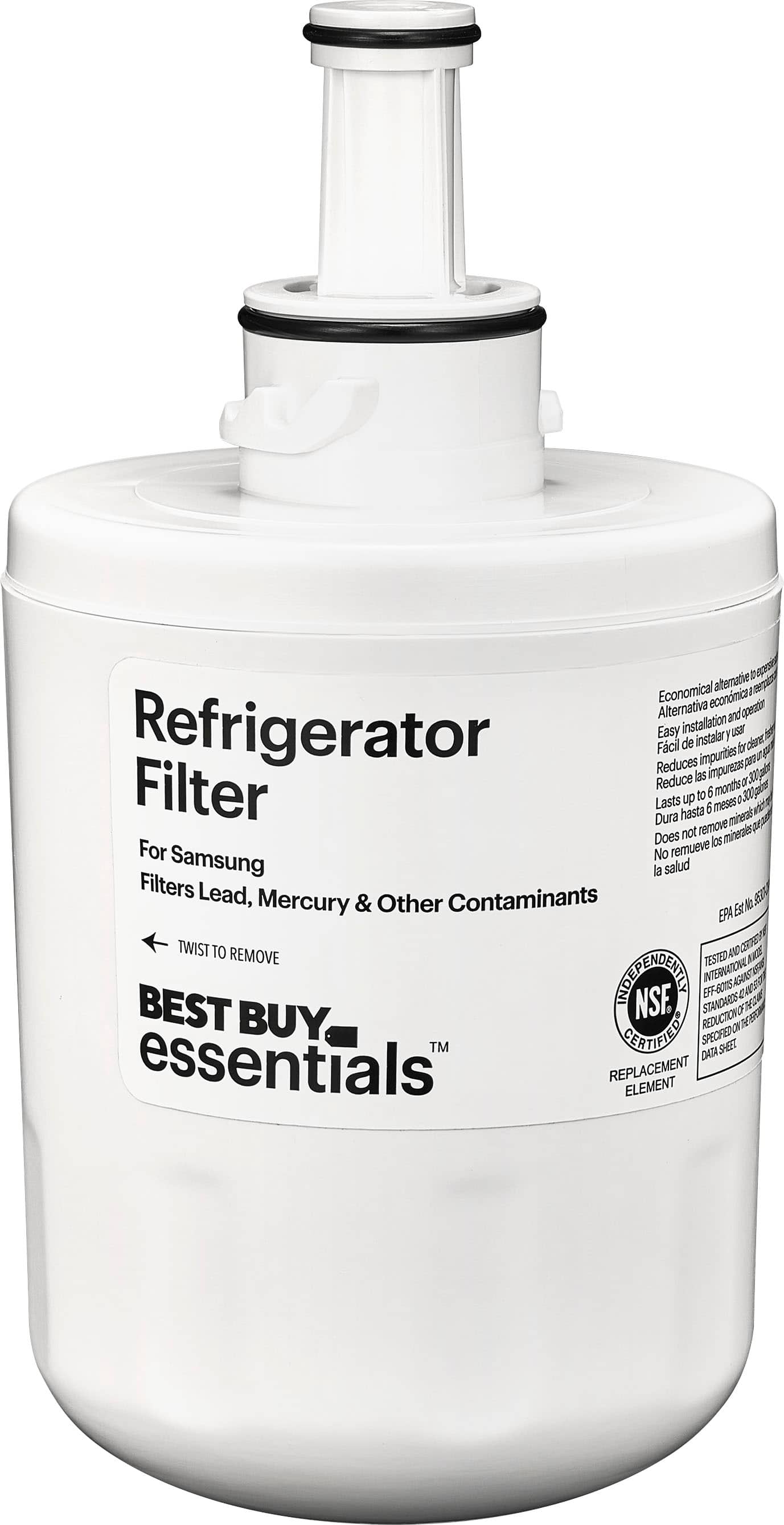 Alt View 14. Best Buy essentials™ - NSF 42/53 Water Filter Replacement for Select Samsung Refrigerators - White.