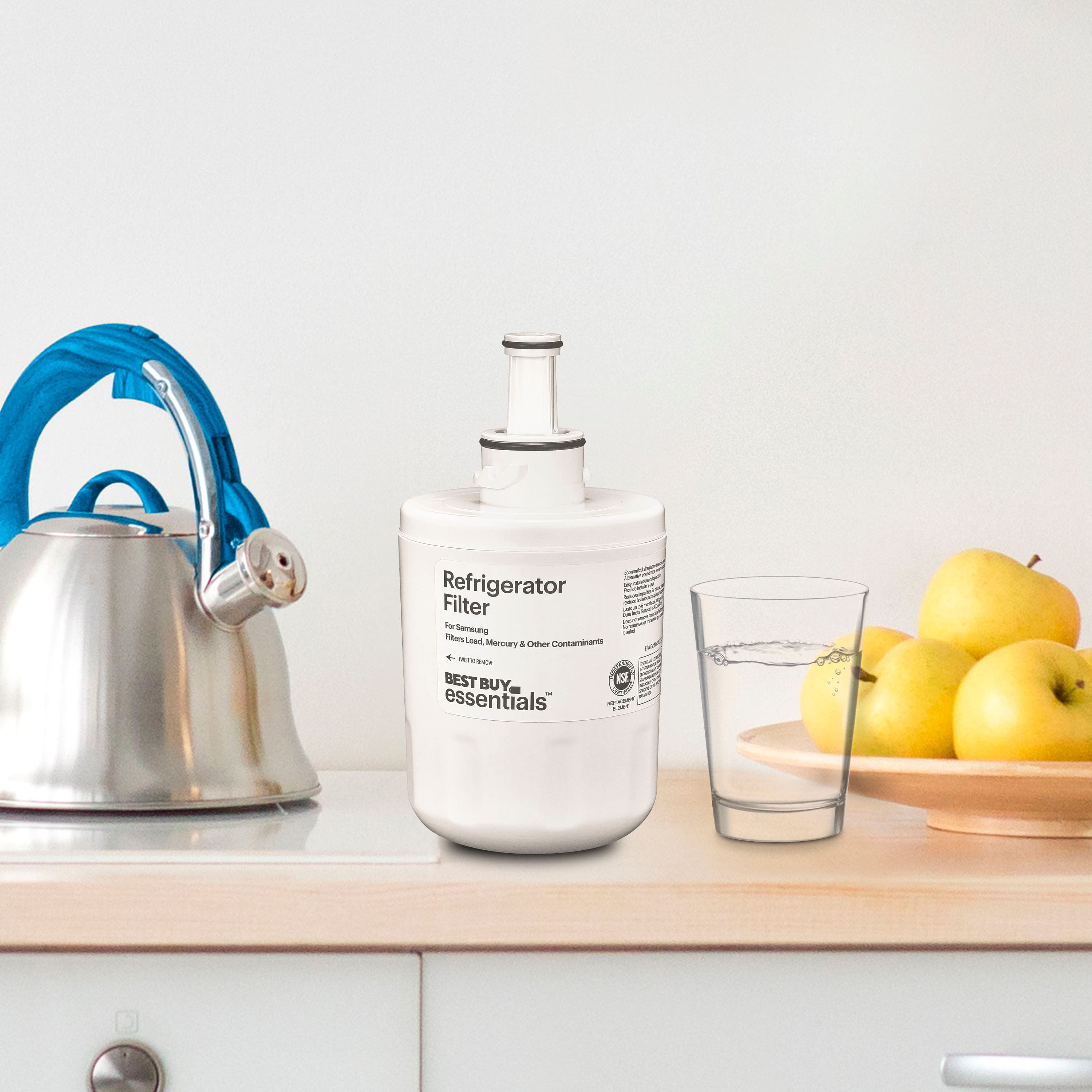 Alt View 13. Best Buy essentials™ - NSF 42/53 Water Filter Replacement for Select Samsung Refrigerators - White.