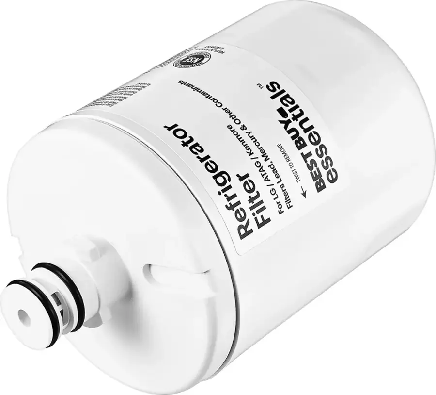 Alt View 17. Best Buy essentials™ - NSF 42/53 Water Filter Replacement for Select LG, ATAG and Kenmore Refrigerators - White.
