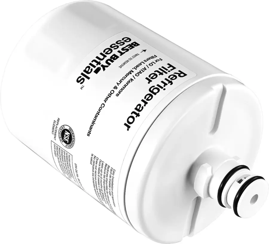 Alt View 18. Best Buy essentials™ - NSF 42/53 Water Filter Replacement for Select LG, ATAG and Kenmore Refrigerators - White.