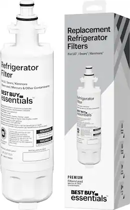 Best Buy essentials™ - NSF 42/53 Water Filter Replacement for Select LG and Sears/Kenmore Refrigerators - White