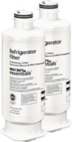 Best Buy essentials™ - NSF 42/53 Water Filter Replacement for Select Samsung Refrigerators (2-pack) - White - Front_Zoom