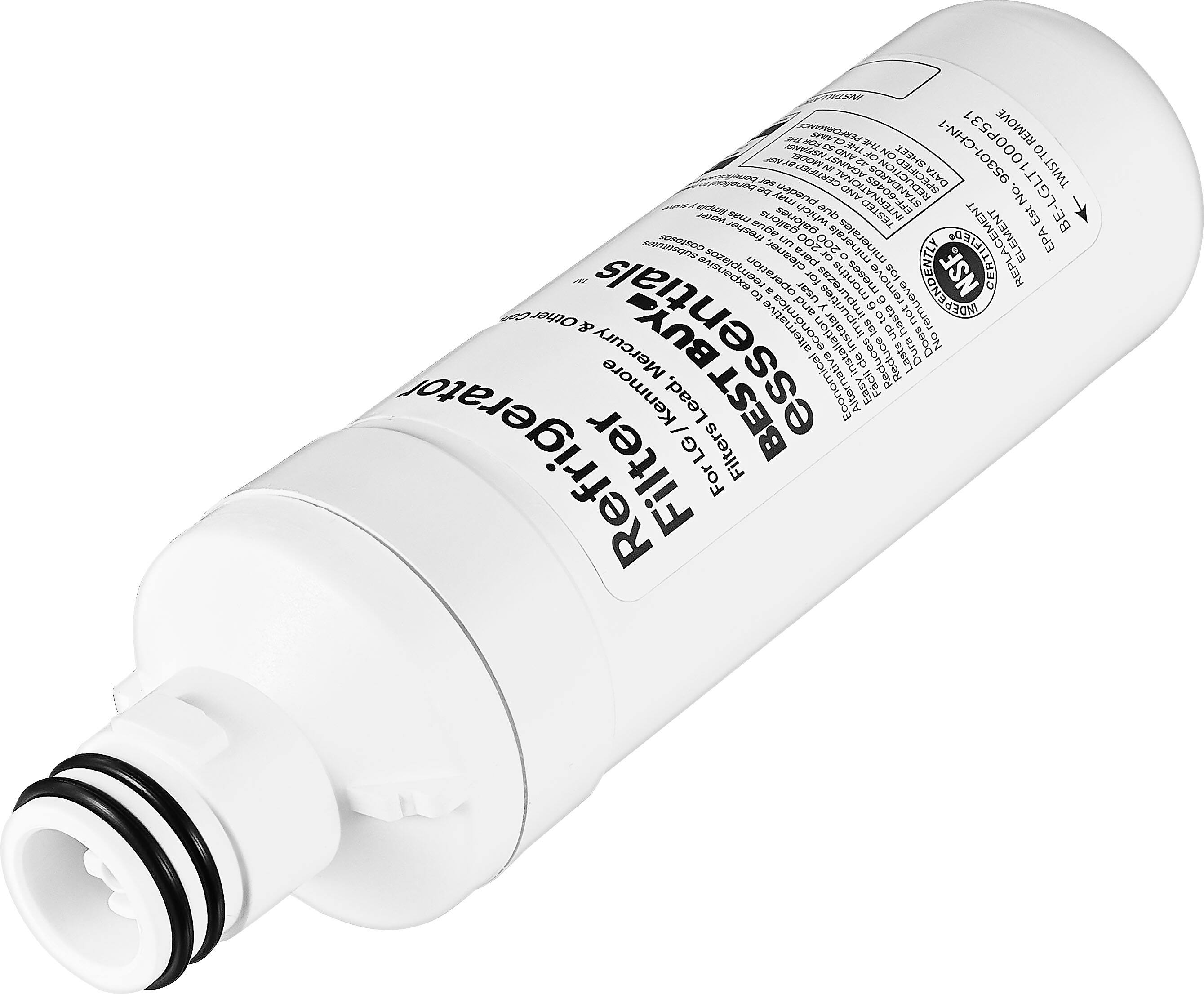 Alt View 17. Best Buy essentials™ - NSF 42/53 Water Filter Replacement for Select LG and Kenmore Refrigerators - White.