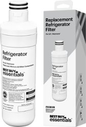 Best Buy essentials™ - NSF 42/53 Water Filter Replacement for Select LG and Kenmore Refrigerators - White - Front_Zoom