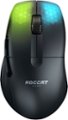 Front Zoom. ROCCAT - Kone Pro Air Wireless PC Gaming Mouse With Optical 19K DPI Sensor, Wireless via 2.4 GHz or Bluetooth and RGB Lighting - Ash Black.