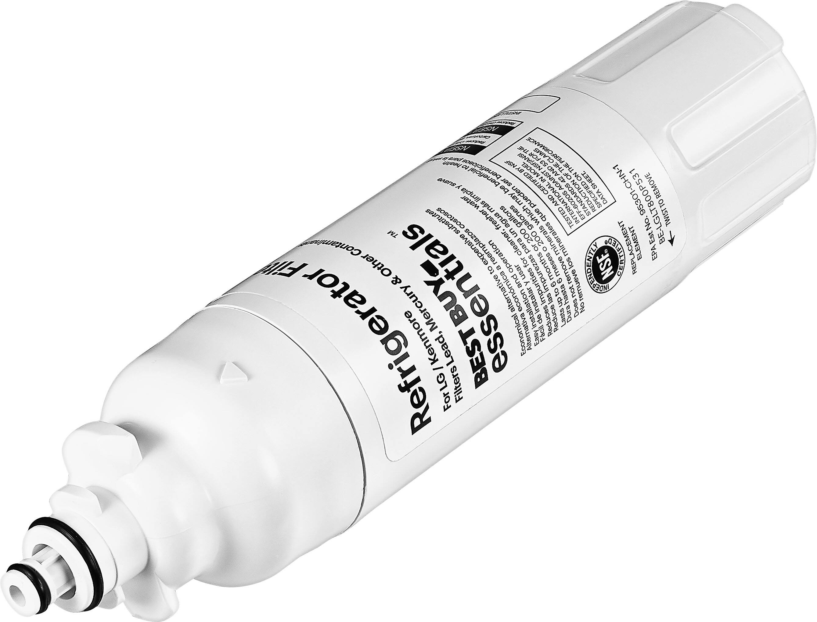 Alt View 17. Best Buy essentials™ - NSF 42/53 Water Filter Replacement for Select LG and Kenmore Refrigerators - White.