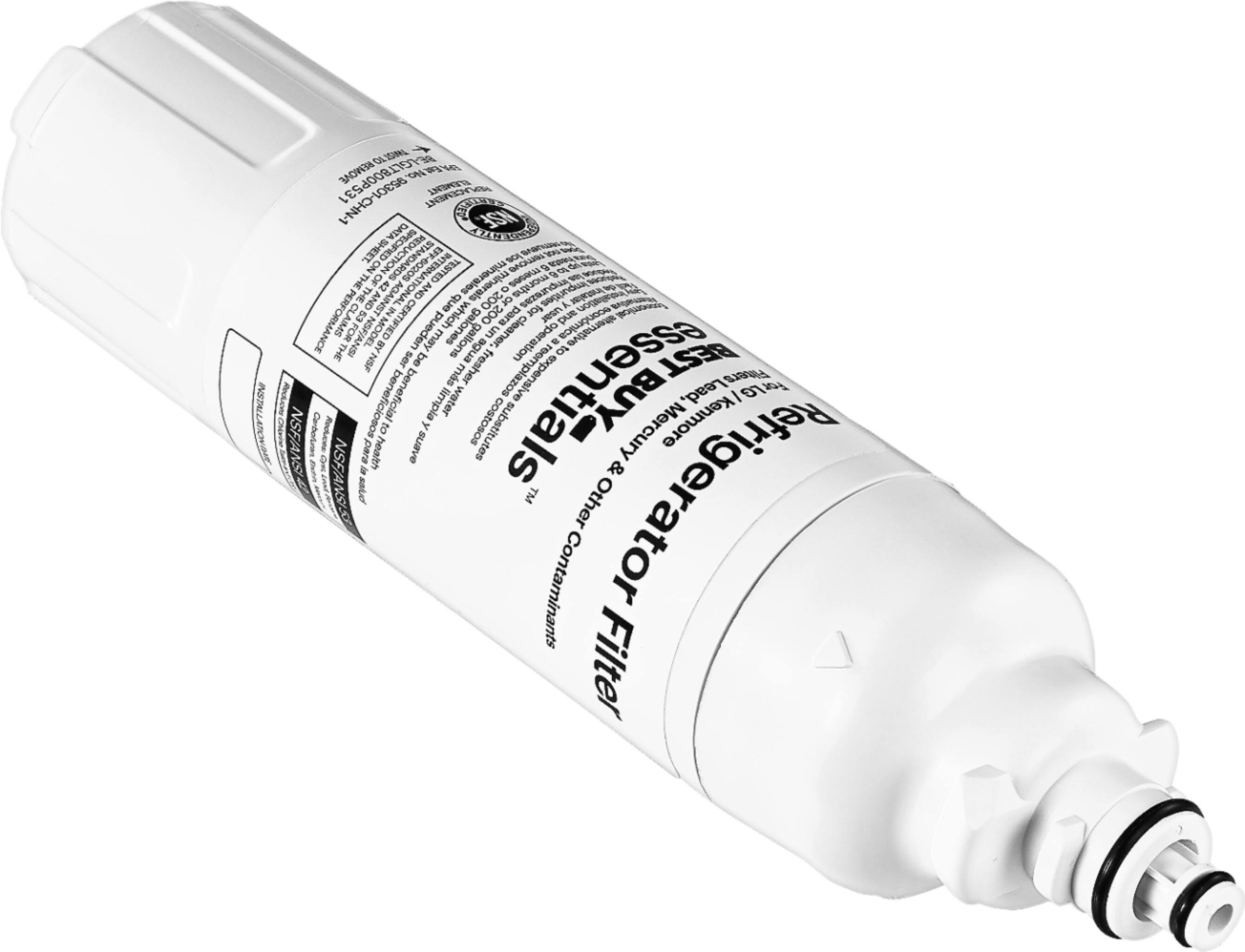 Alt View 18. Best Buy essentials™ - NSF 42/53 Water Filter Replacement for Select LG and Kenmore Refrigerators - White.