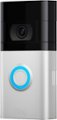 Left Zoom. Ring - Video Doorbell 4 - Smart Wi-Fi Video Doorbell - Wired/Battery Operated - Satin Nickel.