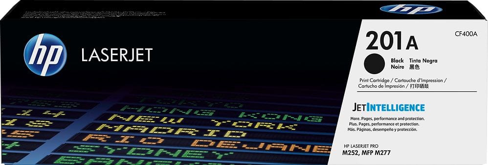 Front. HP - 201A Standard Capacity Toner Cartridge - Black.