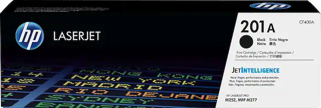 Front. HP - 201A Standard Capacity Toner Cartridge - Black.