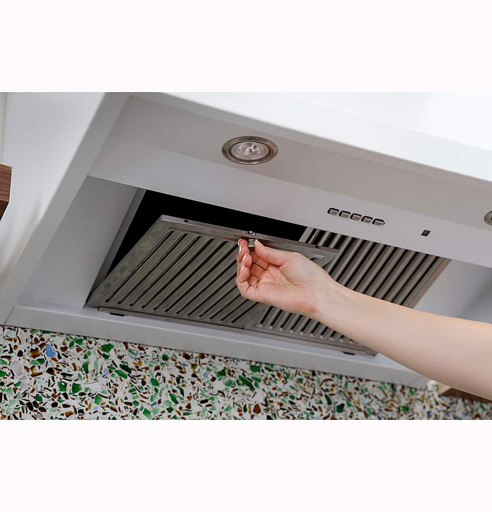 Alt View 15. Café - 30" Convertible Range Hood - Matte Black.