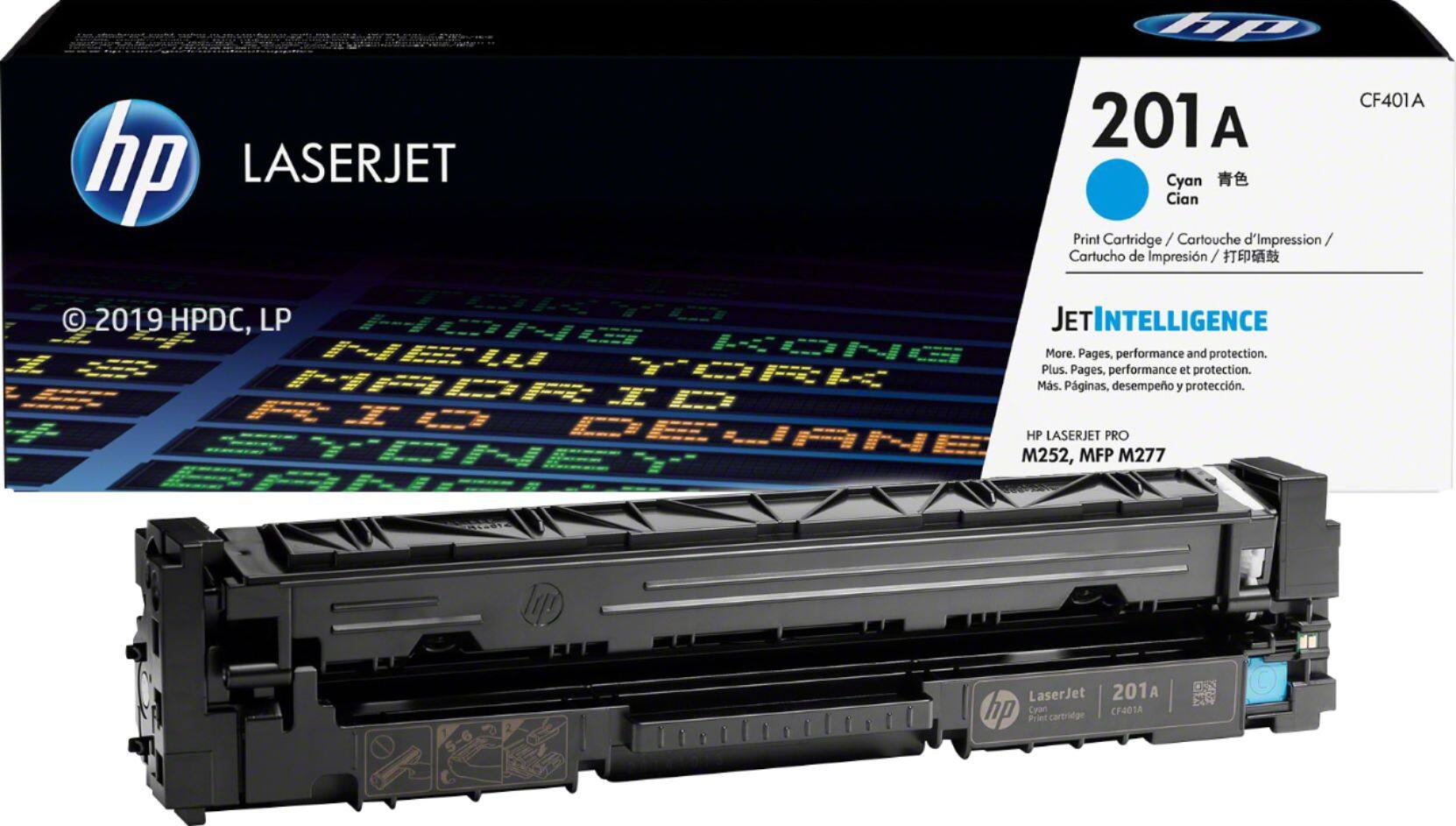 Alt View 11. HP - 201A Standard Capacity Toner Cartridge - Cyan.
