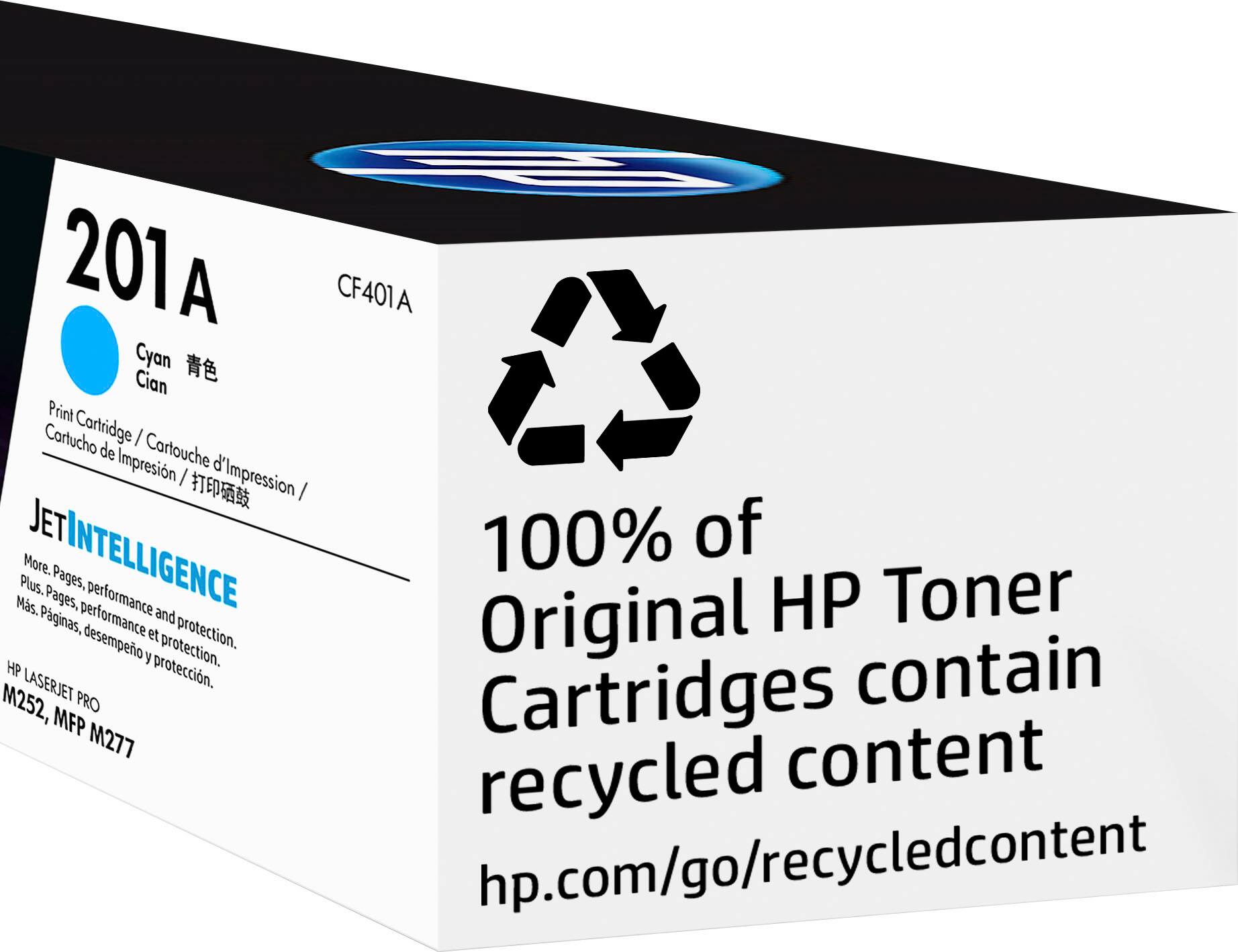 Alt View 14. HP - 201A Standard Capacity Toner Cartridge - Cyan.