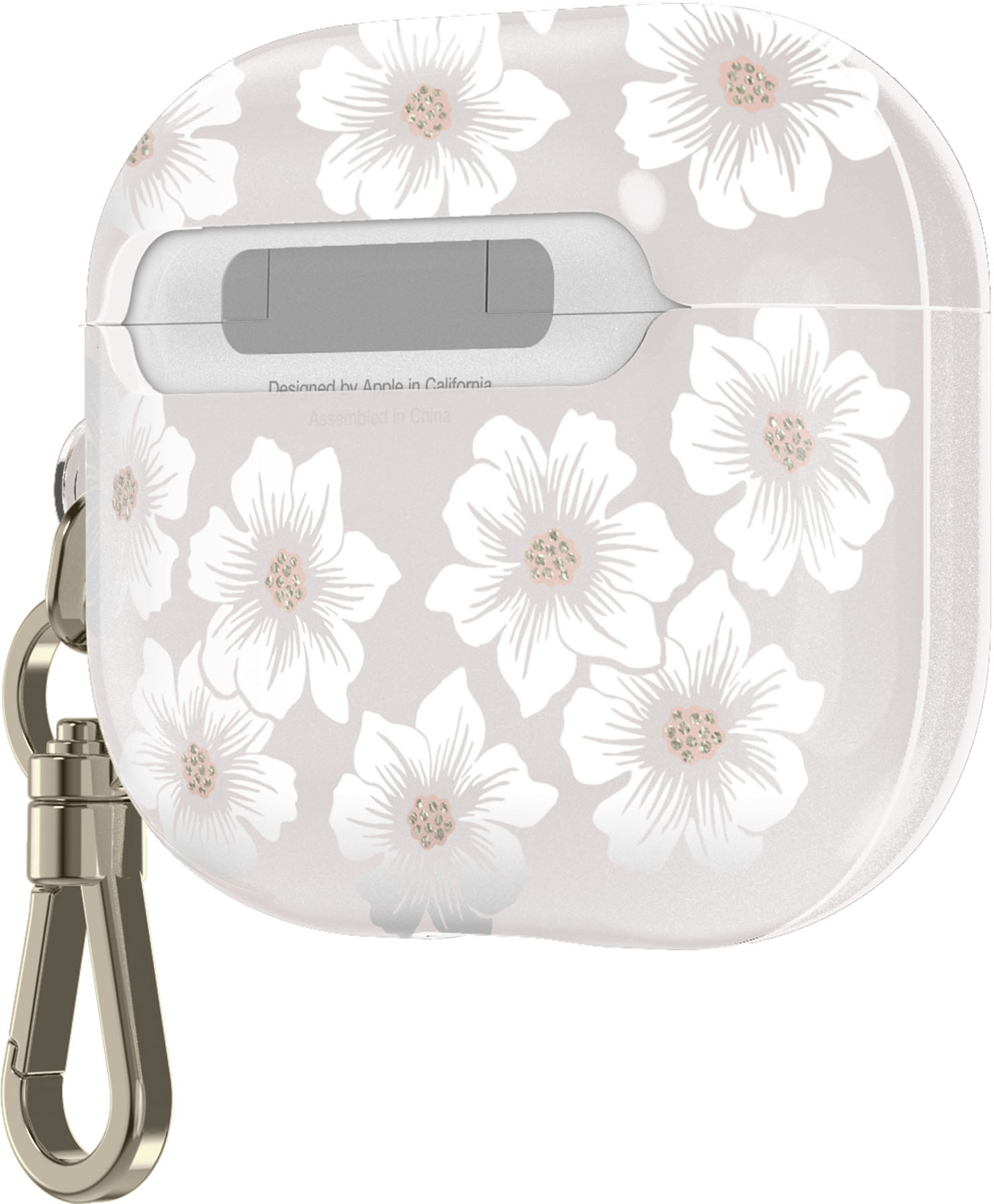 Angle View: kate spade new york - Protective AirPods (3rd Generation) Case - Hollyhock