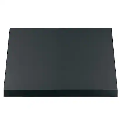 Front. Café - 36" Convertible Range Hood - Matte Black.