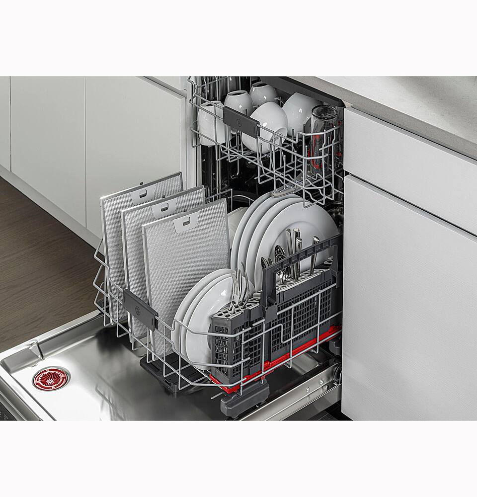 Alt View 14. GE Profile - 30" Convertible Range Hood - Stainless steel.