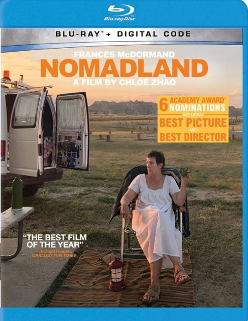 Front Standard. Nomadland [Includes Digital Copy] [Blu-ray] [2020].