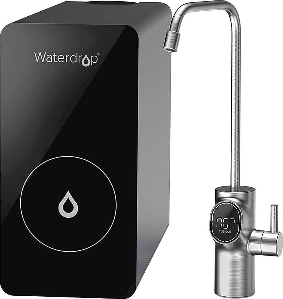 Alt View 11. Waterdrop - 600GPD D6 Reverse Osmosis Water Filter System - Black.