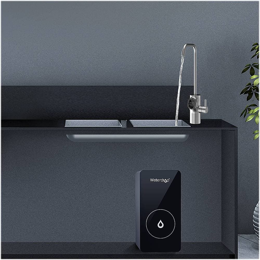 Alt View 13. Waterdrop - 600GPD D6 Reverse Osmosis Water Filter System - Black.