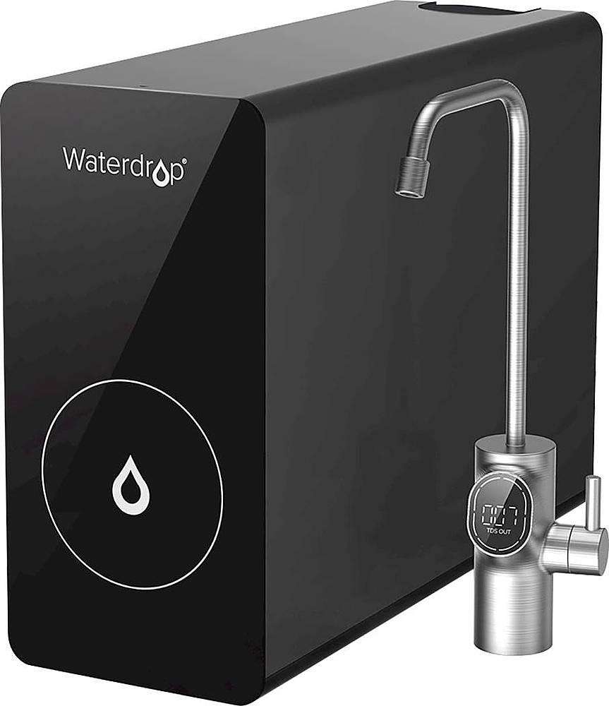 Waterdrop - 600GPD D6 Reverse Osmosis Water Filter System - Black