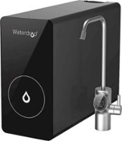 Waterdrop - 600GPD D6 Reverse Osmosis Water Filter System - Black - Left_Zoom