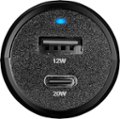 Alt View Zoom 14. Best Buy essentials™ - 32 W Vehicle Charger with 1 USB-C & 1 USB Port - Black.