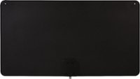 TERK - Amplified Multi-Directional Ultra-Thin XL HDTV Antenna - Reversible for Black or White - Front_Zoom
