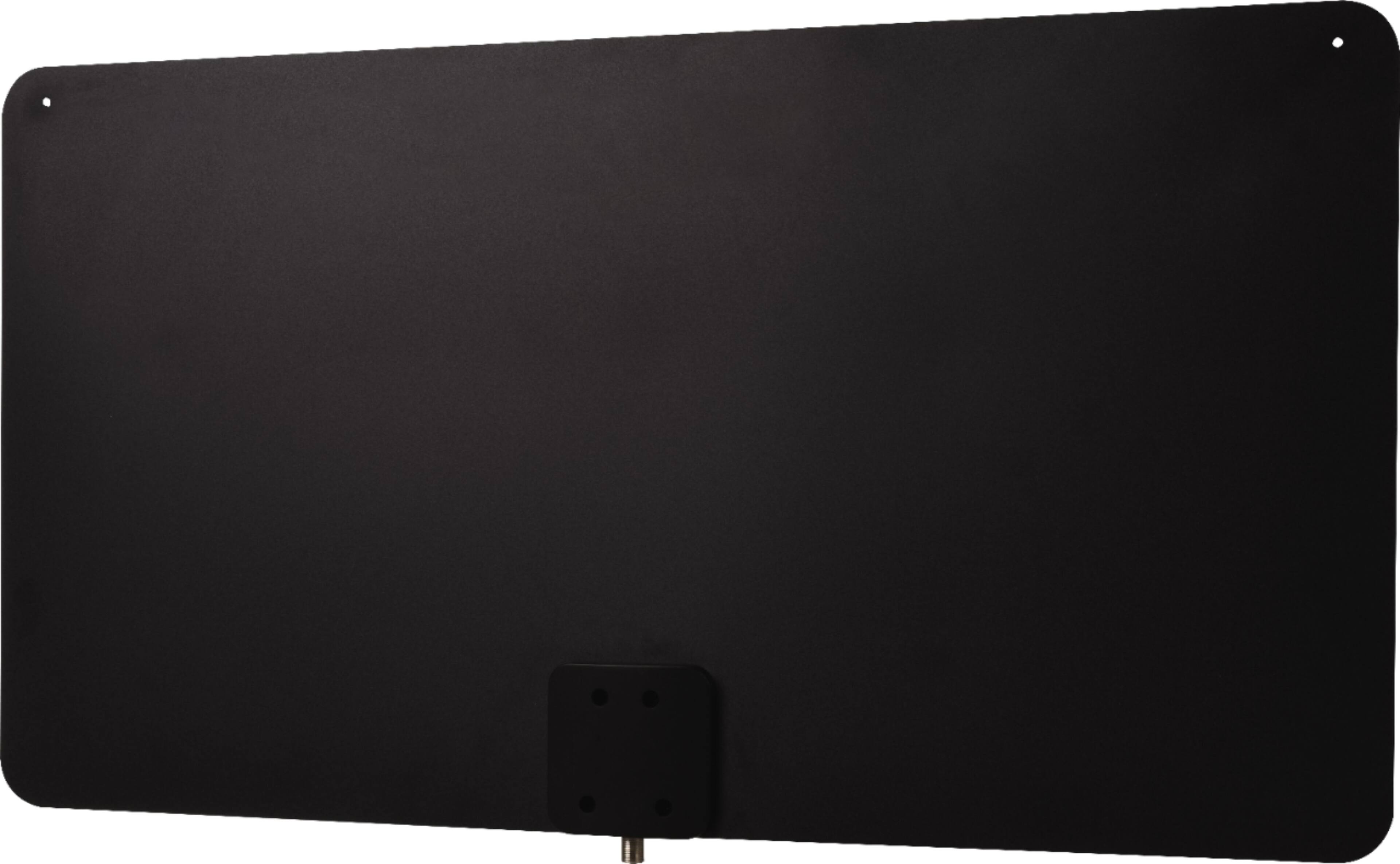 Left. TERK - Amplified Multi-Directional Ultra-Thin XL HDTV Antenna - Reversible for Black or White.