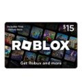 Front. Roblox - $15 Digital Gift Card [Includes Free Virtual Item].
