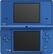 Front Standard. Nintendo - Nintendo DSi - Matte Blue.