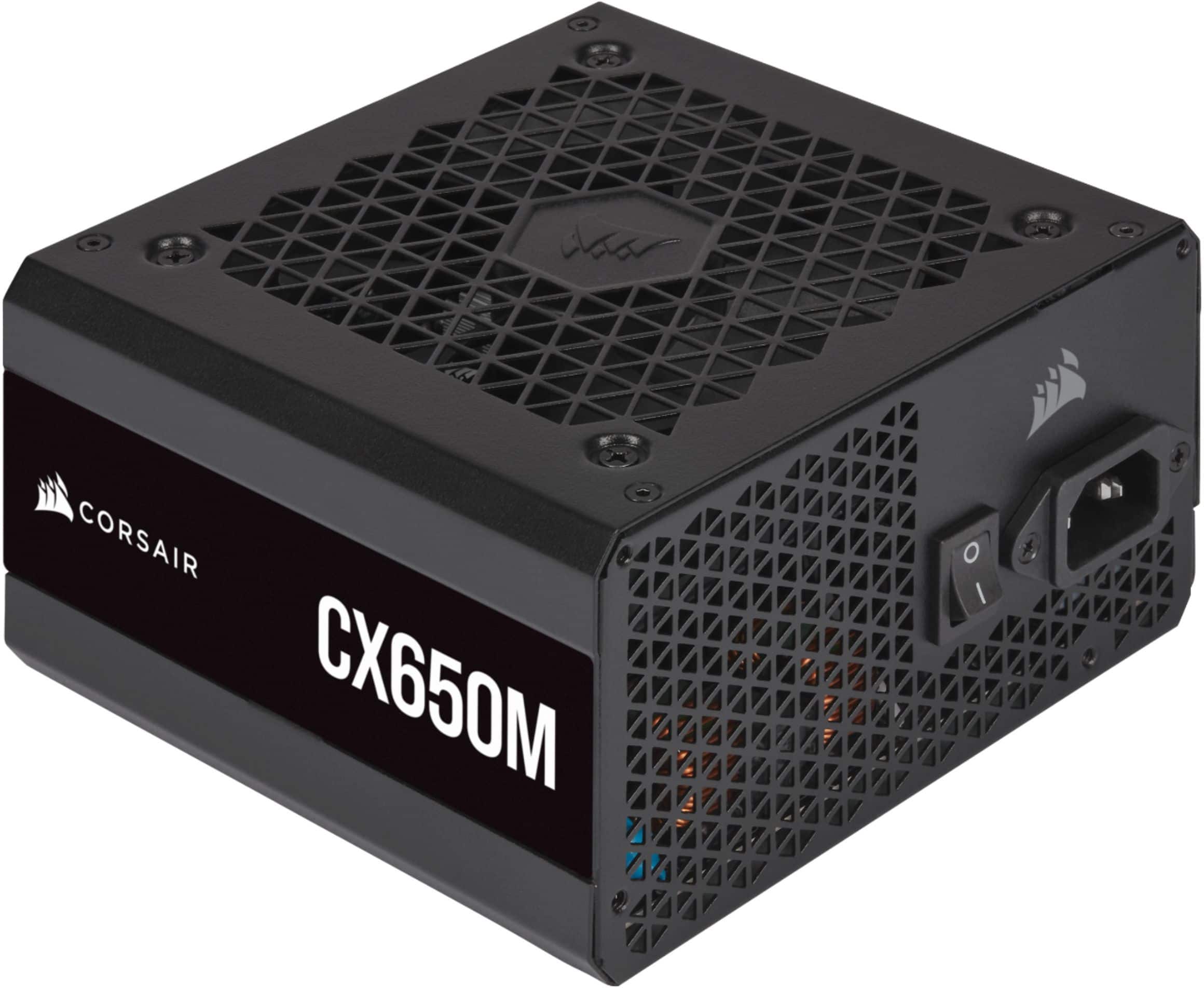 Alt View 11. CORSAIR - CX-M Series CX650M Semi-Modular Low-Noise ATX Power Supply - Black.