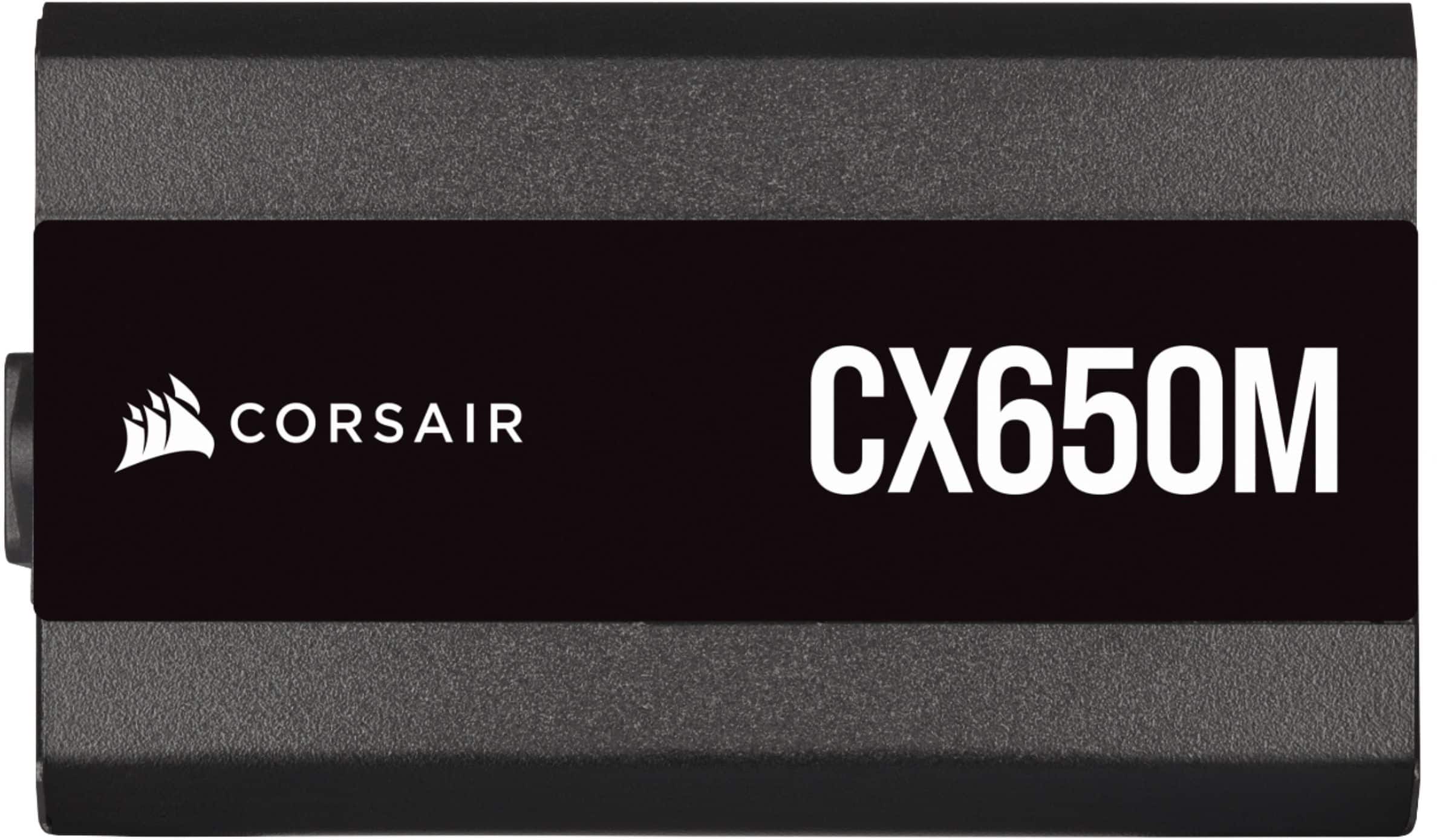 Alt View 18. CORSAIR - CX-M Series CX650M Semi-Modular Low-Noise ATX Power Supply - Black.