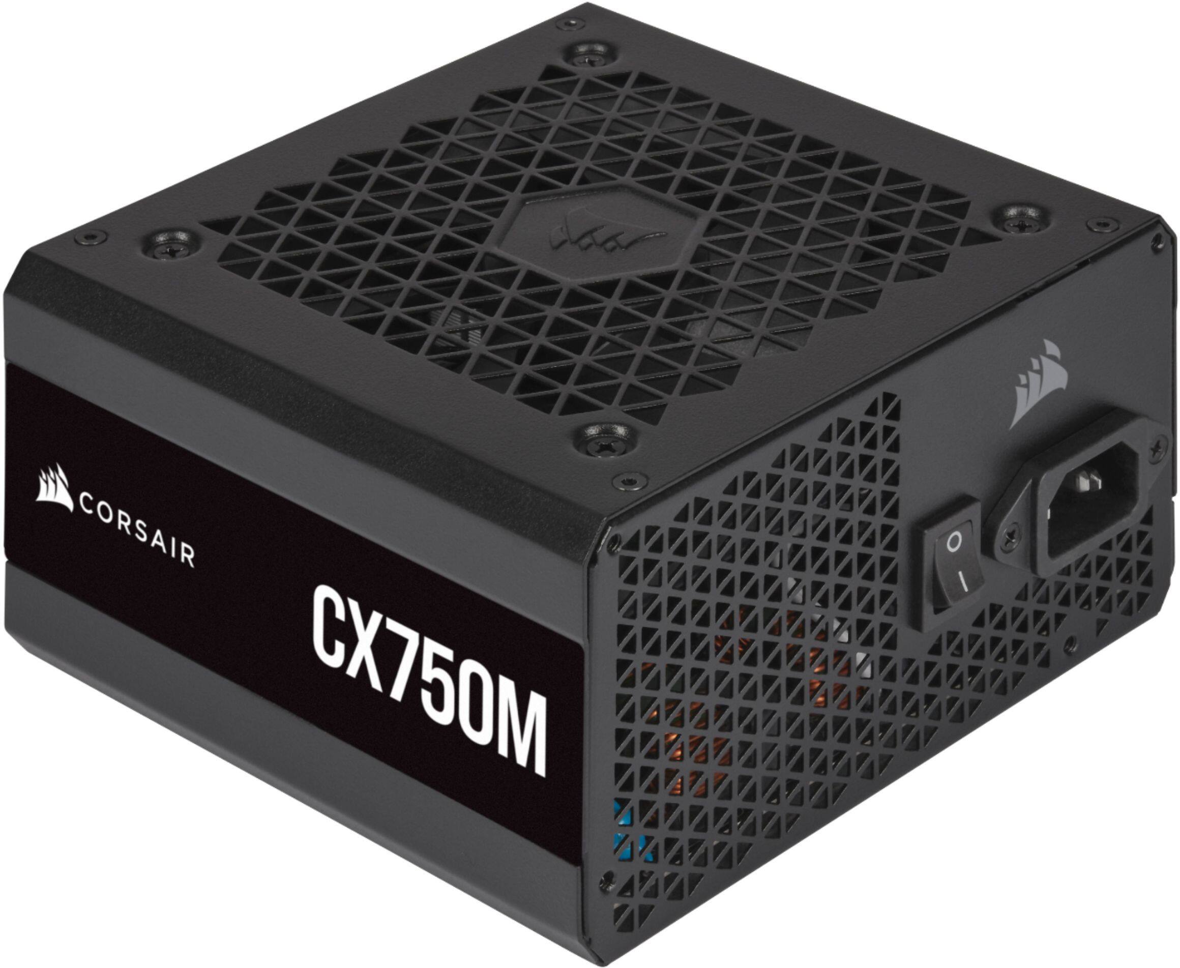 Alt View 11. CORSAIR - CX-M Series CX750M Semi-Modular Low-Noise ATX Power Supply - Black.