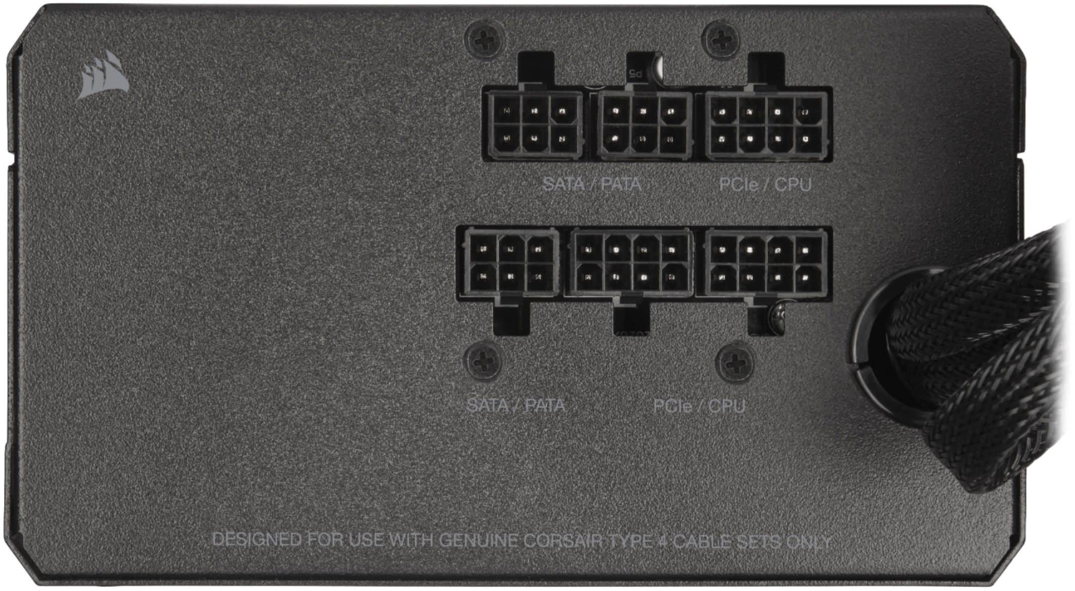 Alt View 16. CORSAIR - CX-M Series CX750M Semi-Modular Low-Noise ATX Power Supply - Black.