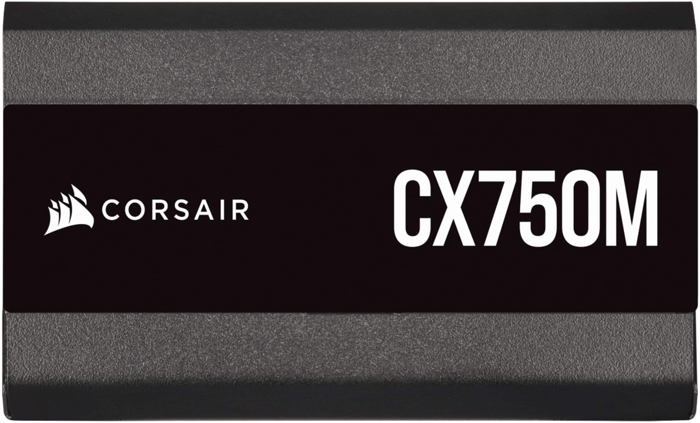 Alt View 17. CORSAIR - CX-M Series CX750M Semi-Modular Low-Noise ATX Power Supply - Black.