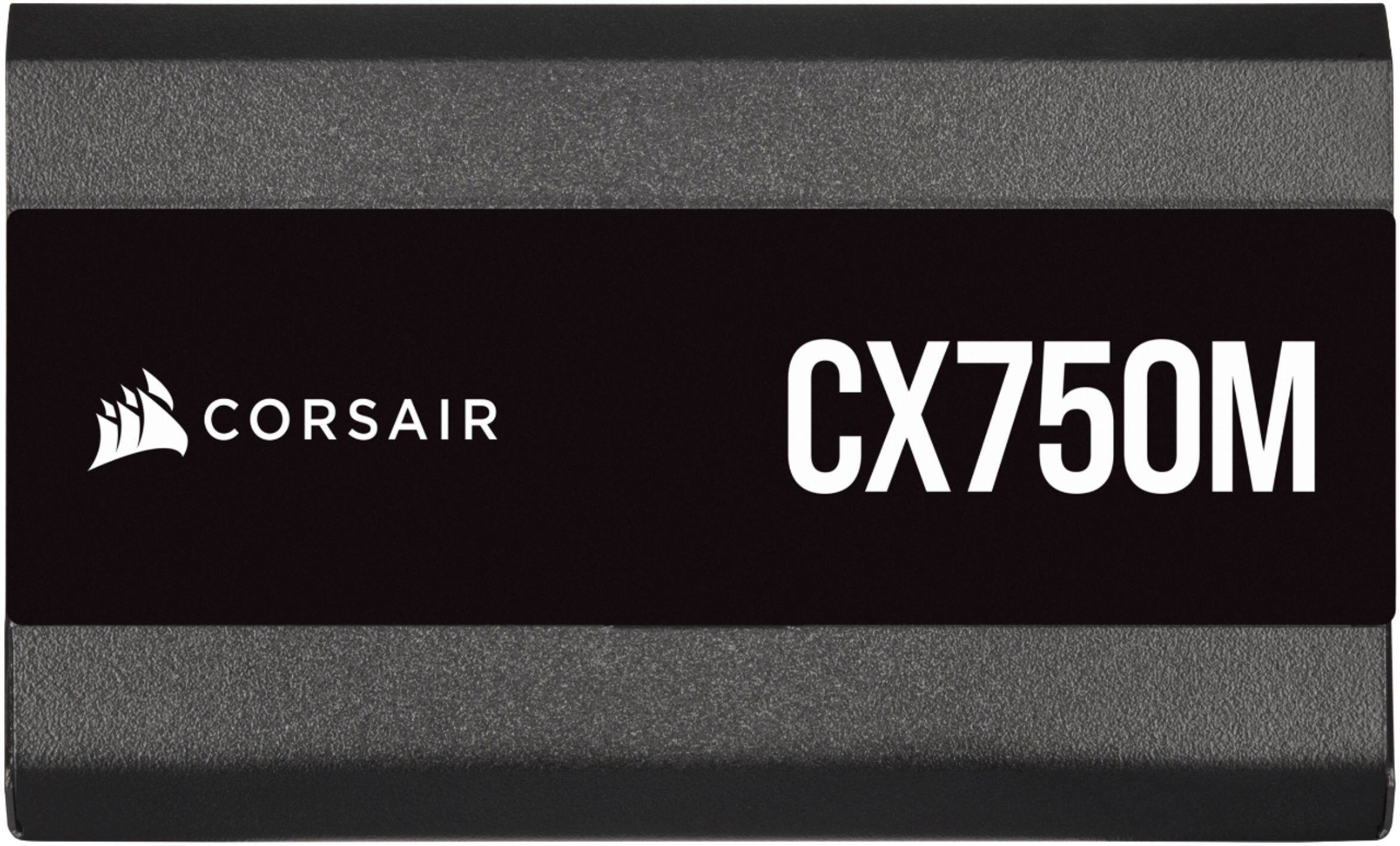 Alt View 17. CORSAIR - CX-M Series CX750M Semi-Modular Low-Noise ATX Power Supply - Black.