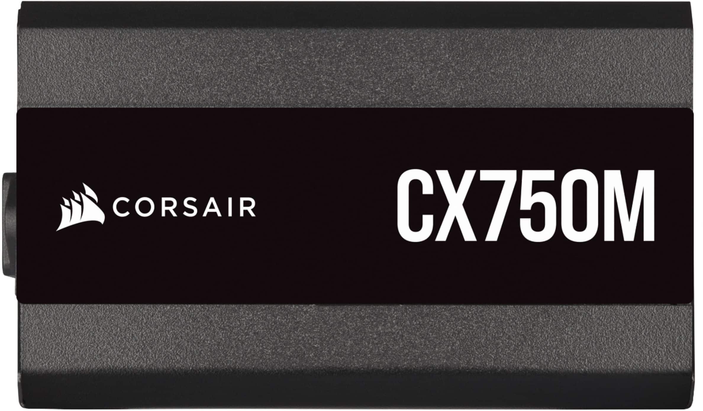 Alt View 18. CORSAIR - CX-M Series CX750M Semi-Modular Low-Noise ATX Power Supply - Black.